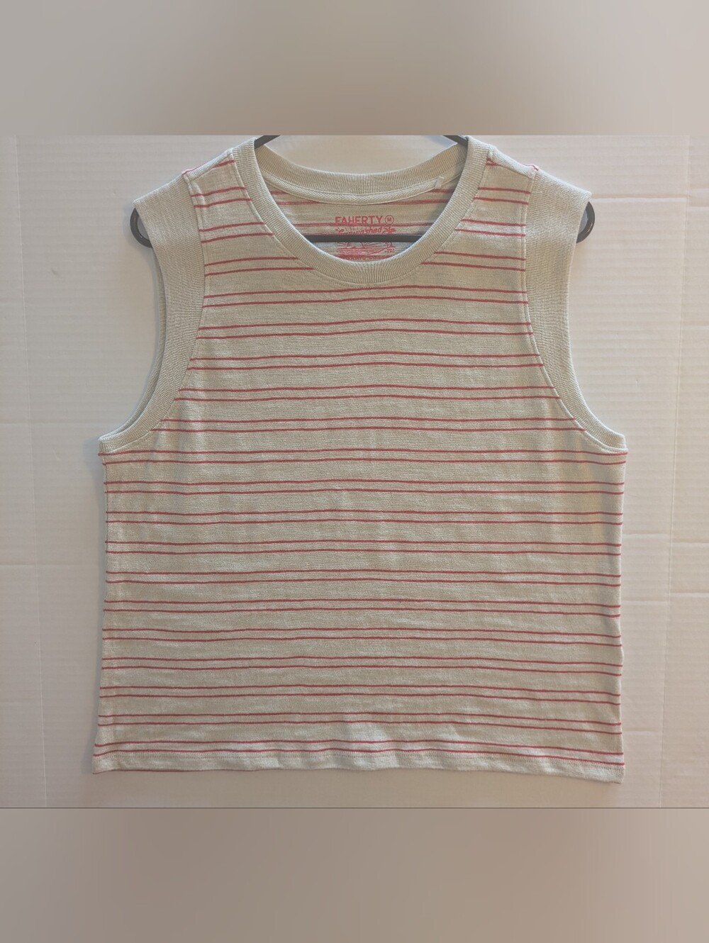 Faherty Women's Sleeveless Striped Tank- M (NWOT)